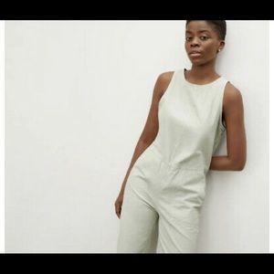 Everlane The Fatigue Jumpsuit in Laurel.